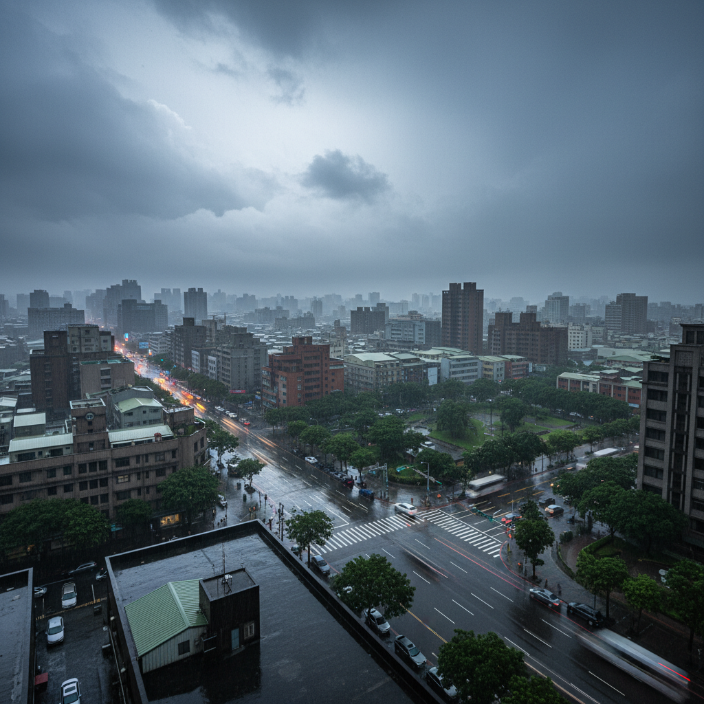 台湾に「水冷降温モード」到来か 豪雨で気温低下、薔薇台風と梅雨前線が複雑な天候に