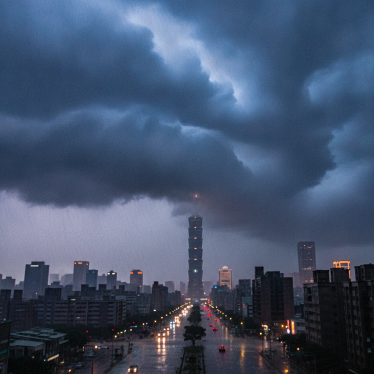 台湾で「遅い積乱雲」が猛威、元気象局長が災害級豪雨を警告