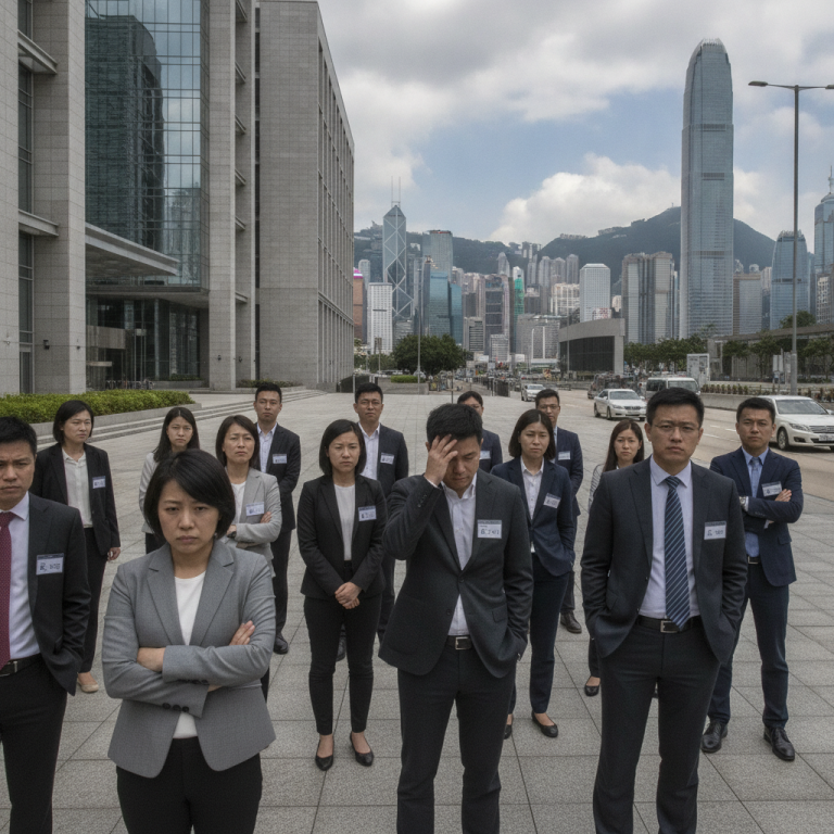 香港、公務員給与2%増に労働組合が反発