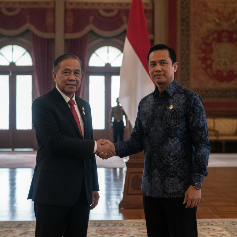 インドネシア次期政権の閣僚人事、元財務相らがプラボウォ次期大統領と会談