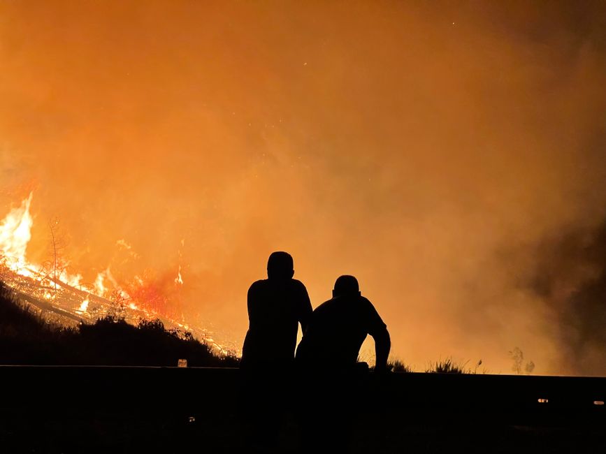 南仏の山火事でオランダ人経営のキャンプ場が避難「現実とは思えなかった」